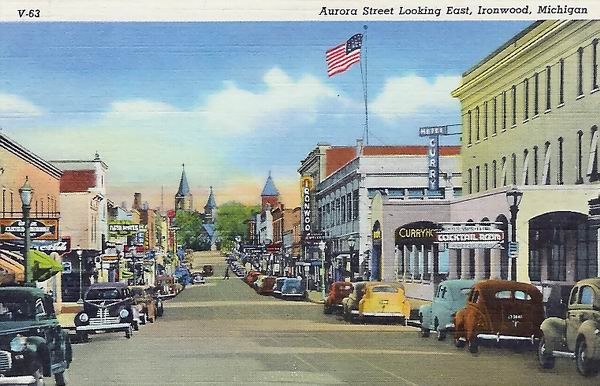 Ironwood Theatre - OLD POST CARD
